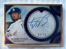 2022 Topps Transcendent Wander Franco Variation Purple Rookie Auto RC 01/10 Rays