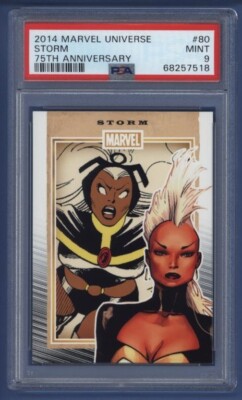 2014 Marvel Universe #80 STORM PSA 9 MINT 75th Anniversary by ...