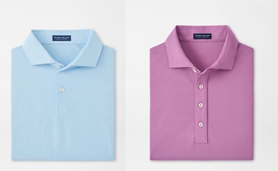 TWO SHIRTS!- PETER MILLAR SOUL PERFORMANCE MESH GOLF POLO MEN S ~ NEW NWT!