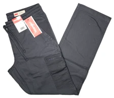 Wrangler #11647 NEW Men's Elastic Waist Drawstring Athletic Fit Cargo Pants