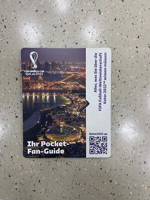 Programm FIFA World Cup 2022 WM Qatar Fan Guide Deutsch