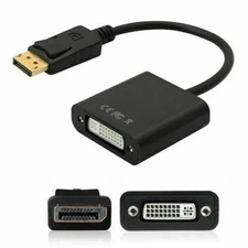 LOT NEW DisplayPort DP Male to DVI  Female Adapter Cable Converter for Laptop PC