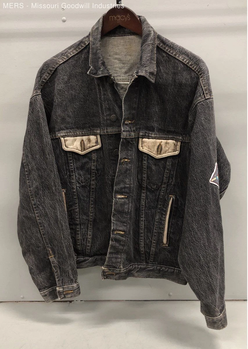 ジャケット・アウター vintage black denim jacket Denim Black Vintage Outerwear Coats & Jackets for Men for sale - eBay