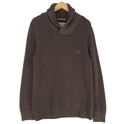 Camel Active Jumper Sweater Pullover Men Brown Cotton Tf1 Size L