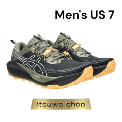 ASICS GEL-Trabuco 13 1011B973 002 Black Cream Trail Running Men's US7 w/Box New