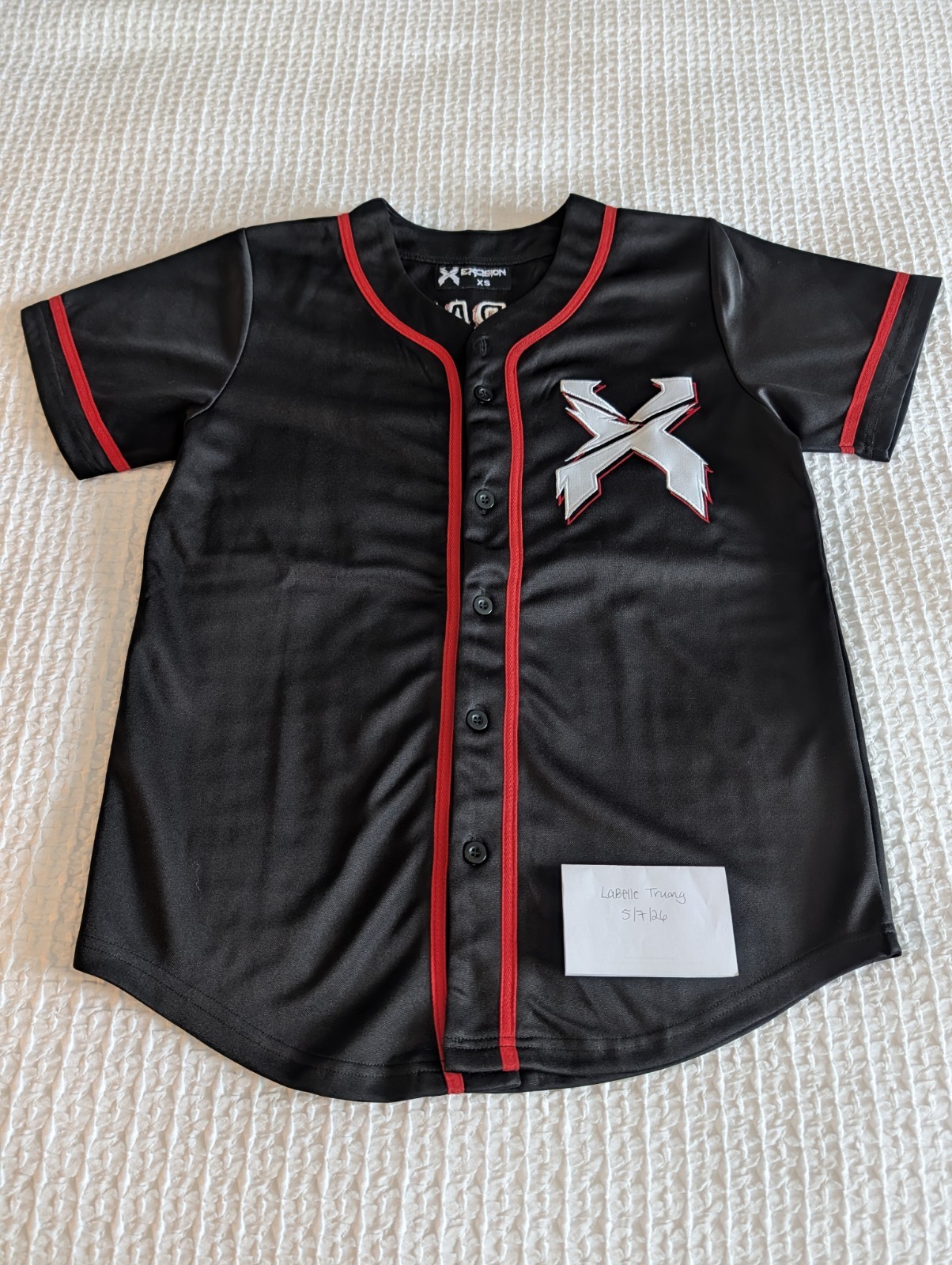Excision Baseball Jersey (Red/Black)