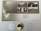 GB QEII 2020 End Of The Second World War Minisheet FDC WITH DDAY MEDALLION