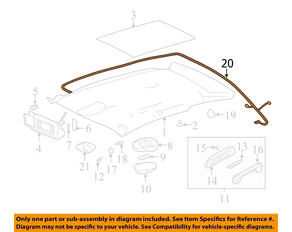 SE ADAPTA A CHEVROLET IMPALA 2000-2005 ARNÉS ASM QTR CTSY y RDG 15244494 - NUEVO OEM Foto 2 de 3