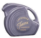 Fiesta ®️ LAVENDER Purple Mini Disc Disk Pitcher / Creamer 58th Color Gold Print