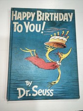 Happy Birthday To You Dr. Seuss 1959 HC Book