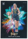 CAITLIN CLARK 2024 PANINI SELECT WNBA #3 RC ROOKIE BLACK COLOR BLAST FEVER MINT