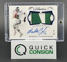 2018 PANINI FLAWLESS RANDALL CUNNINGHAM #6/10...