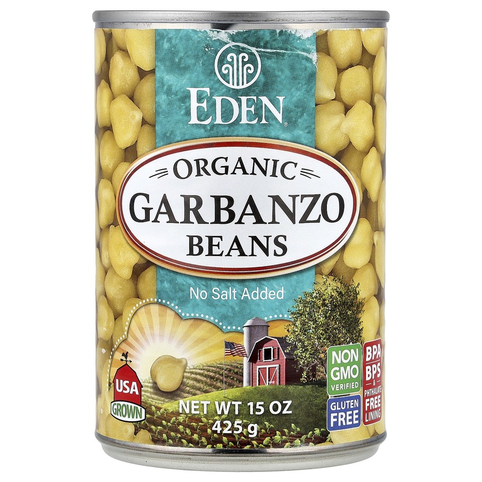 Organic Garbanzo Beans, 15 oz (425 g)