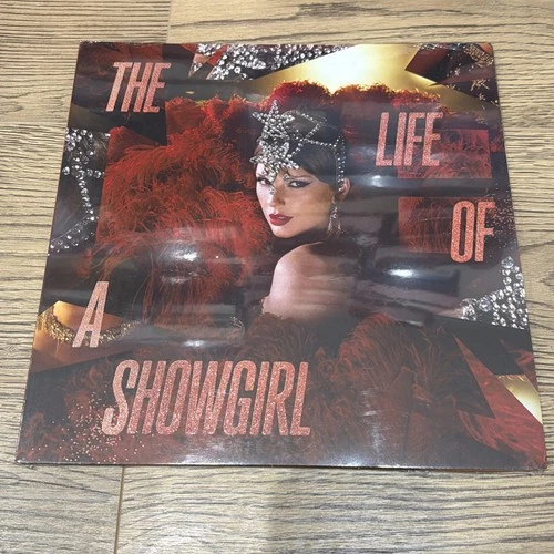 TAYLOR SWIFT  The Life of a Showgirl Tiny Bubbles in Champagne Red Vinyl LP