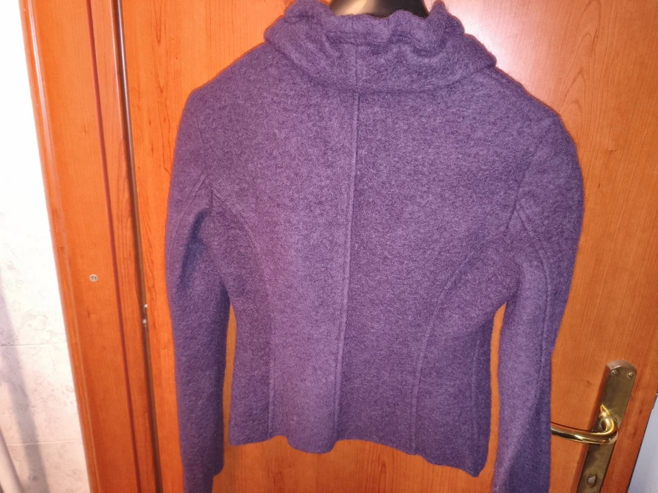 Giacca donna in lana cotta tipo Loden marca Pois - Immagine 3 di 4