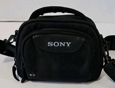 Sony HandyCam LCS-VA15 Carrying Case Soft Bag for Camera / Small Camcorder Black