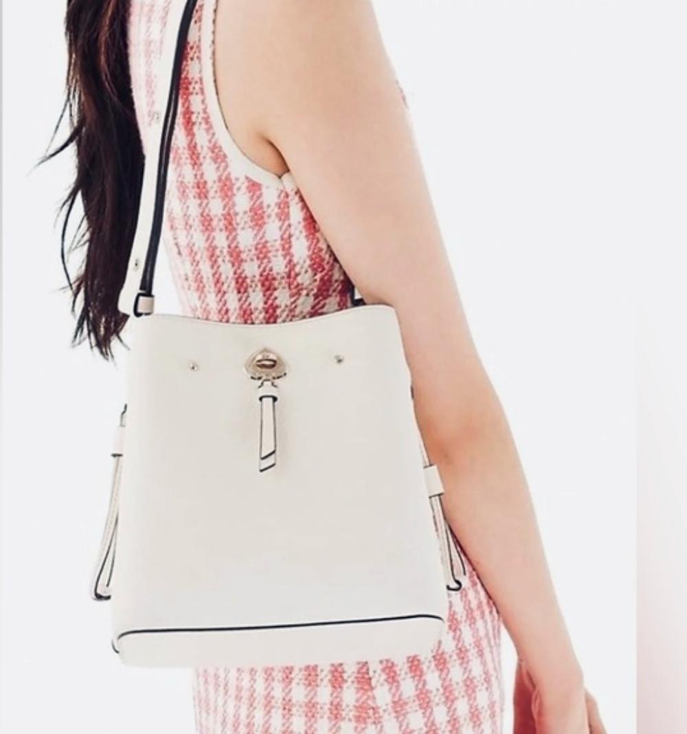 Kate Spade Small Marti Bucket Bag White Dove New With Tags and