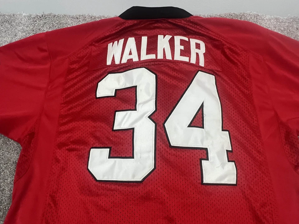 Georgia Bulldogs Jersey Mens 56 Red Black NCAA Football Herschel Walker Nike - Image 4 of 4