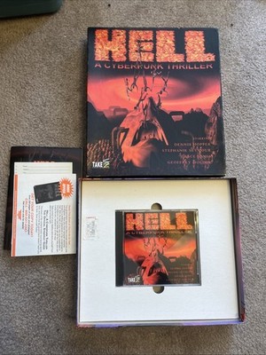 Hell A Cyberpunk Thriller PC Big Box Complete Take 2 Dennis Hopper 1994 FMV