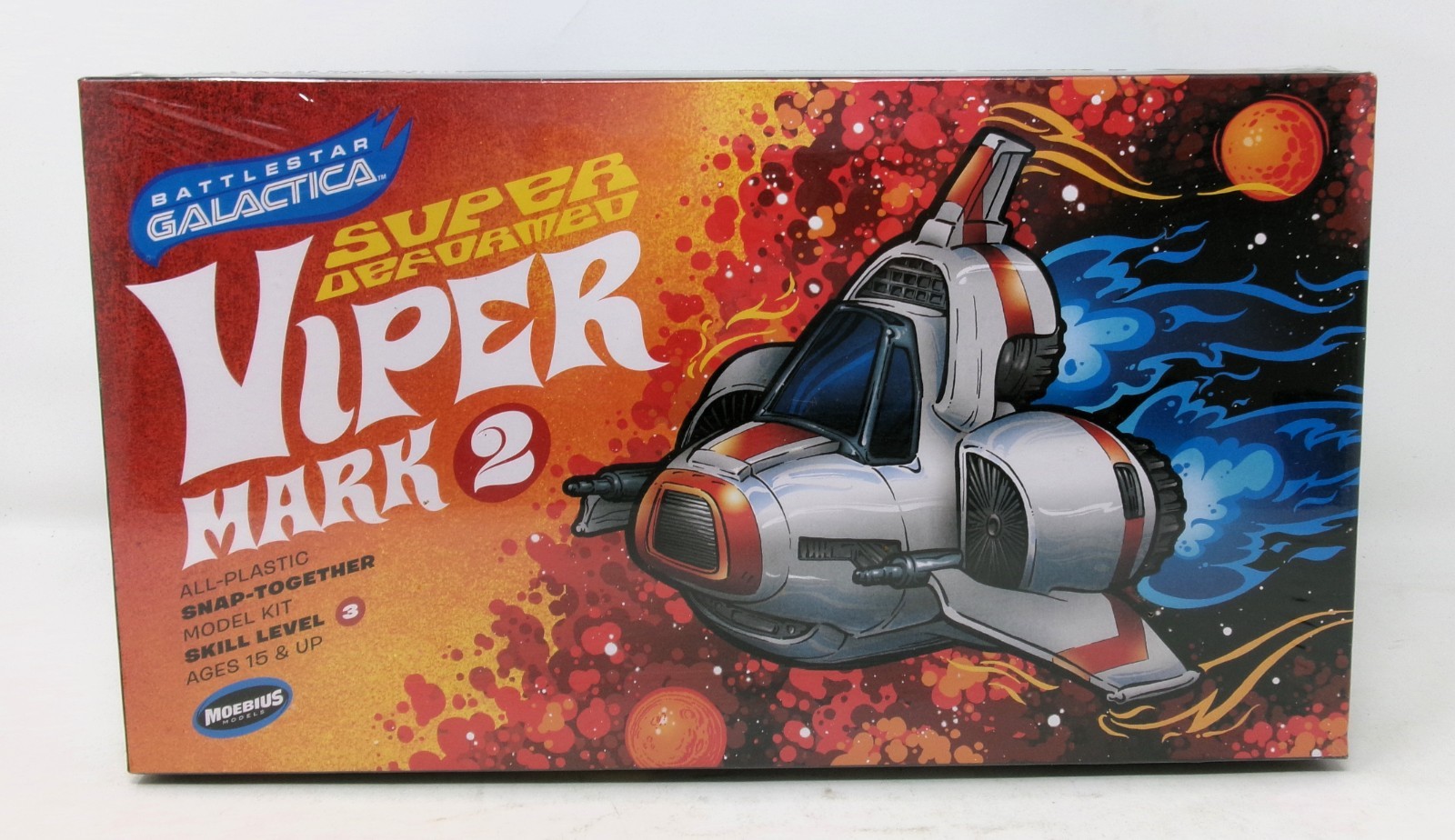 Moebius 944 Viper Mark 2 Super Deformed Battlestar Galactica Model Kit SEALED