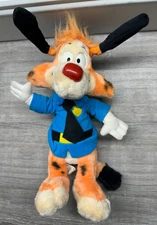 14" D. Bonkers The Bobcat Police Officer Plush Toy With Poseable Ears Very Rare