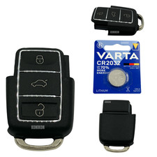 NEU 3 Tasten Klappschlüssel Autoschlüssel CHROM OPTIK passend für VW Seat Skoda