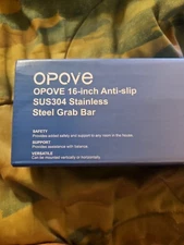opove 16" Grab Bars for Shower and Bathroom, Anti-Slip Shower Handles for Eld...