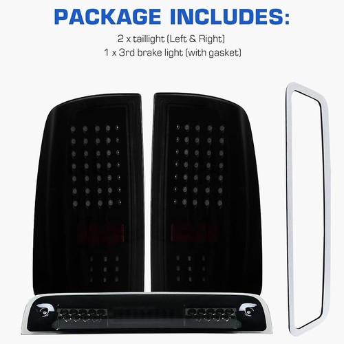 LED Tail Lights Assembly Fit for Dodge Ram 1500 09-10 🟢Open Box - Picture 3 of 8