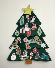 Hallmark Countdown Christmas Tree Advent Calendar 25 Ornaments Storage Bag