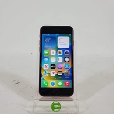 Unlocked Apple iPhone SE 64GB 16.6.1 Red MHGG3LL/A