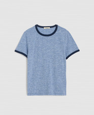 Madewell The Relaxed Tee in Vintage Jersey, blue ringer