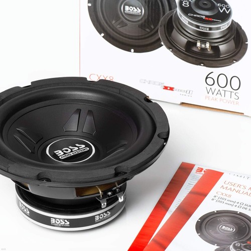 BOSS Audio Systems CXX8 8 Inch Car Subwoofer - 600 Watts Maximum Power, Black - Afbeelding 6 van 6