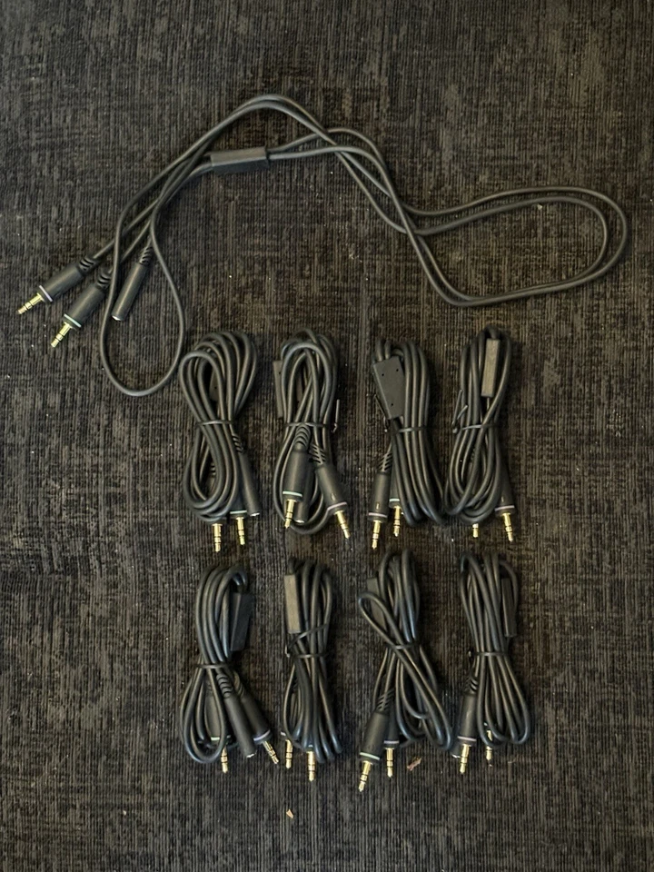 3.5mm Y Splitter 2 Jack Male to 1 Female Headphone Mic Audio Adapter Cable UK - Image 3 of 4