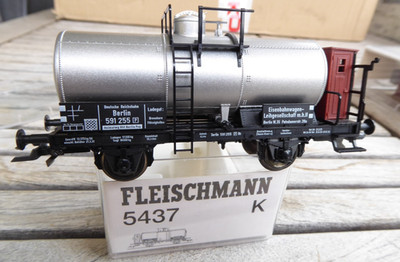 Fleischmann 5437 K H0 Tank Car Railway Car Rental Company DRG Ep.2