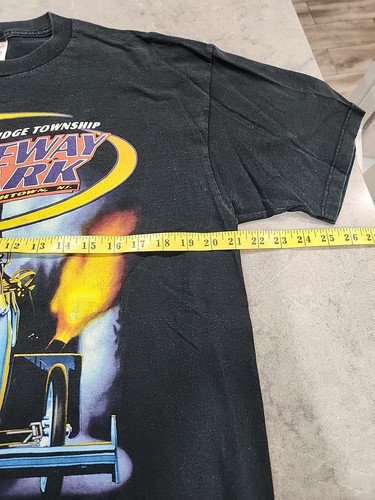 Vintage 90's Raceway Park Englishtown NJ NHRA Drag Racing T shirt Large - Picture 5 of 6