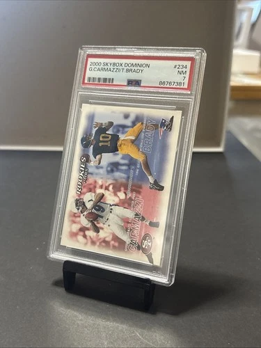 2000 Skybox Dominion Tom Brady RC #234 PSA NM 7