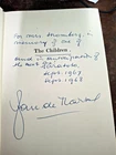 The Children Jan de Hartog First Edition Inscribed by Author