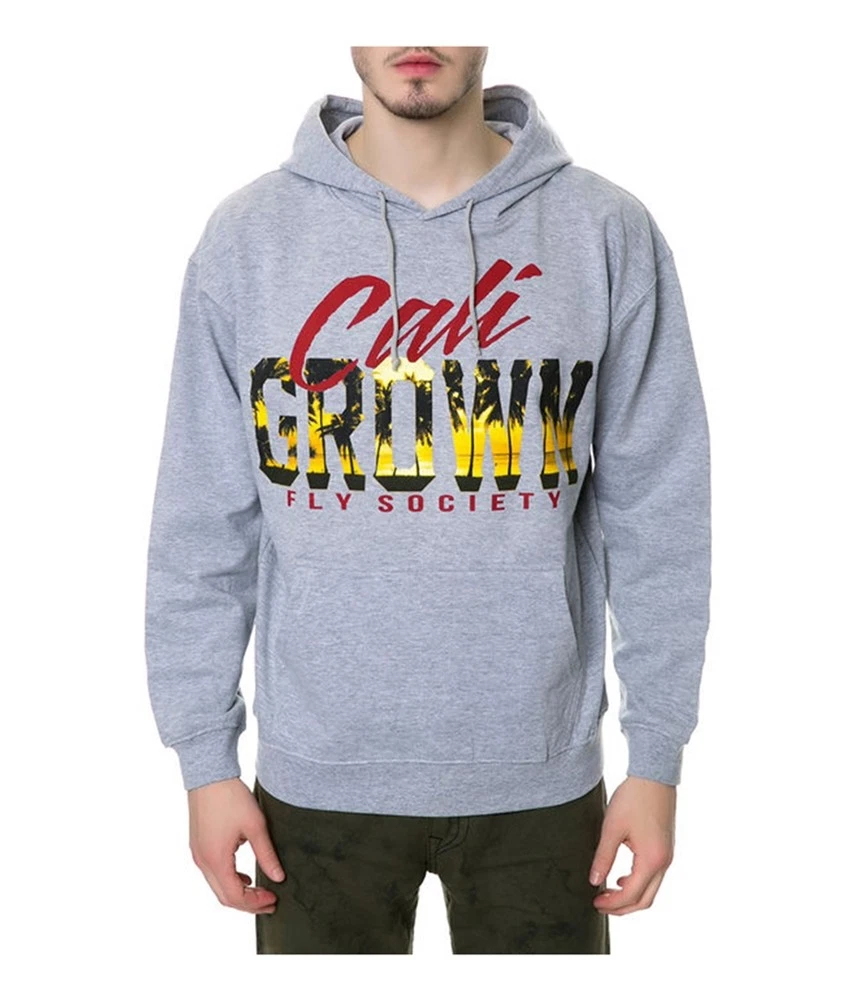 Fly Society Mens Cali Grown Hoodie Sweatshirt