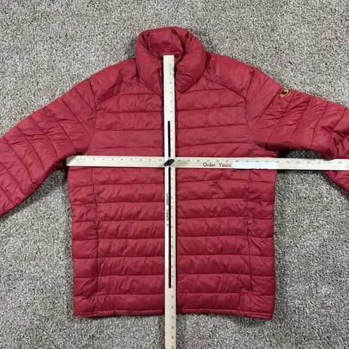 Save the Duck Ultra Light Jacket Puffer Mens Size Small Full Zip Plumtech Red image 6