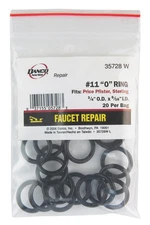 Danco 35728W Durable Rubber #11 Faucet O-Ring 3/4 O.D. x 9/16 I.D. in.