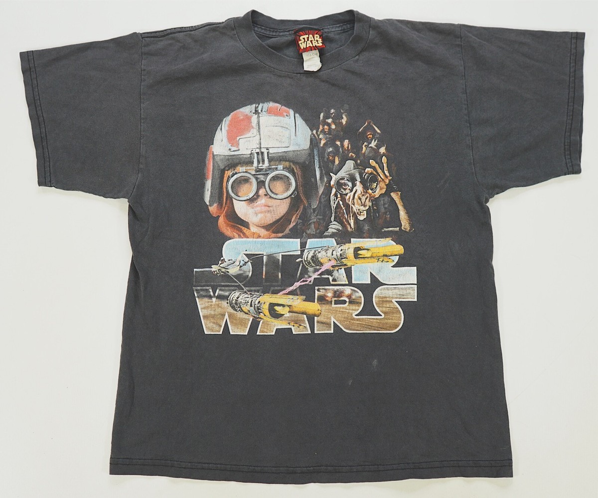 Rare VTG Star Wars Anakin Skywalker Pod Racing T Shirt 90s