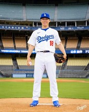 8x10 Photo YOSHINOBU YAMAMOTO Los Angeles Dodgers World Baseball Classic JAPAN