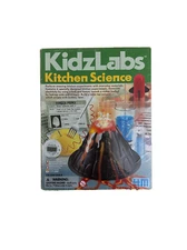 New 4M KIDZLABS Kitchen SCIENCE EXPERIMENT KIT Volcano Rocket STEM Learning DIY