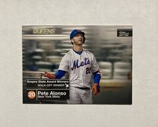 Pete Alonso 2020 Topps Walmart Empire State Award Winners Insert #ESAW-5 Mets