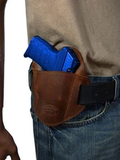 New Barsony Brown Leather Belt Slide Holster Kel-Tec Taurus Sccy 380 Ultra Comp