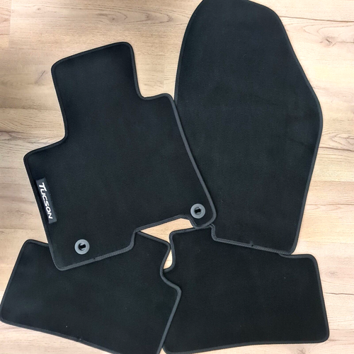 Car Floor Mats For Hyundai Tucson 20212024 Waterproof Black Carpet All