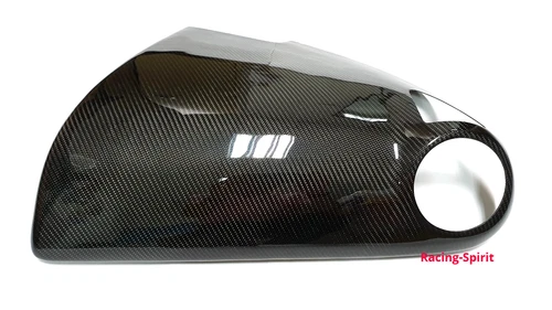 3D GLOSSY REAL CARBON FIBER FRONT PASSENGER DASH COVER FOR 04-12 MAZDA RX-8 LHD