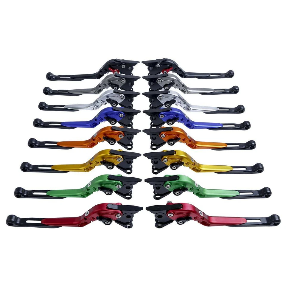 Palancas de embrague de freno extensibles plegables para Yamaha FZ8 2011-2015 FZ6R 2009-2017 Foto 2 de 4