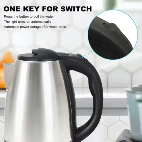 Elektrischer Teekessel Wasserkocher & Heizung 2 Liter für schnelles Kochen automatische Abschaltung - Bild 7 von 16