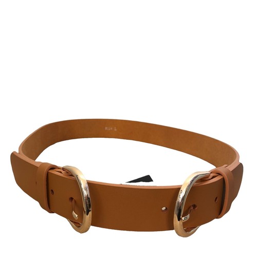 Leather Belt Tan Camel Brown Spain Handmade Womens Vintage  display picture 3